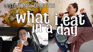 What I Eat In A Day With Gestational Diabetes  Managing Diabetes with Diet  37 Weeks Pregnant [upl. by Guss780]