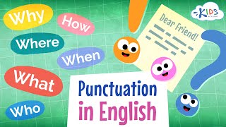 English Punctuation for Kids  English Grammar  Punctuation at the End of a Sentence [upl. by Rann]