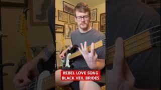 🎸 Rebel Love Song blackveilbrides bassguitar [upl. by Sutelc915]