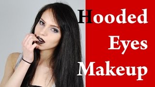 Deep set hooded eyes makeup video tutorial  Part 1 [upl. by Broek]