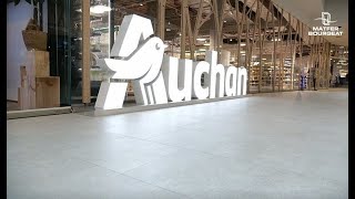 Projet Auchan à La Cloche dOr au Luxembourg par Matfer Bourgeat [upl. by Lacombe166]