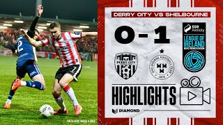 Derry City 01 Shelbourne  LOI Highlights  01112024 [upl. by Refinnaj]