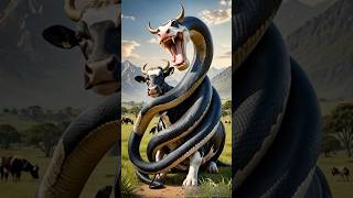 What is the cow and snake youtubeshorts viralvideo [upl. by Ainegul477]