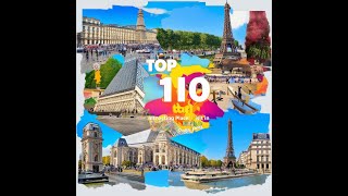 Top 10 Interesting Places to Visit in Paris [upl. by Pompea751]