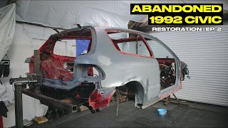 Restoring an Abandoned 1992 Honda Civic EG6  EP 2  Chassis Overhaul [upl. by Regnij]