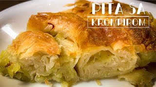 Pita sa Krompirom  Krompirusa na moj nacin  Potetoes Pie  CooKing Recepti [upl. by Nami356]