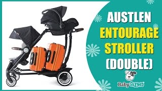 Austlen Entourage Baby Stroller Review Part 2  Best DOUBLE Strollers [upl. by Ikkin]