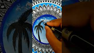 Rangoli jaisi art dekhe nahi to pachtayenge 🤯😮😯🧐 diy mehndi arabicsong [upl. by Bergin]