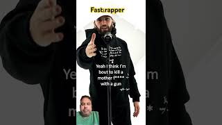 Worlds fastest rapper ever rap techn9ne rapper hiphop music funny shorts viral video [upl. by Eintroc939]