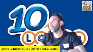 SI PUO VINCERE AL 10 E LOTTO OGNI 5 MINUTI [upl. by Hamrnand929]