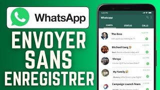 Comment Envoyer Un Message Sur Whatsapp Sans Enregistrer Numero [upl. by Aura536]