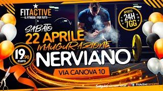 💥INAUGURAZIONE FITACTIVE NERVIANO  22042023💥 [upl. by Enyleuqcaj]