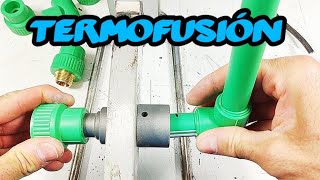 POLIPROPILENO O PPR LA TERMOFUSIÓN ES LA SOLDADURA PERFECTA Vídeo de Reparar PPR en Descripción [upl. by Riobard462]