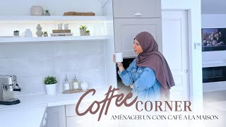 COFFEE CORNER  Comment Aménager et Décorer un coin café à la maison [upl. by Zacek418]