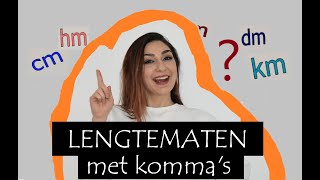 Juf Simmie legt uit  LENGTEMATEN MET KOMMA’S  MATEN omrekenen  groep 7 en 8  rekenen [upl. by Harrison]