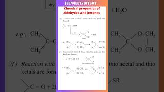 Addition with alcohols  Reaction with thiols R–SH  chemical properties of aldehydes and ketones [upl. by Bael233]