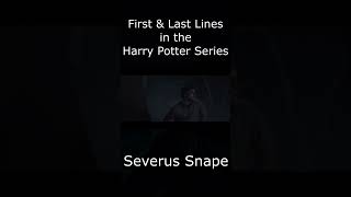 Severus Snape  First amp Last Lines shorts [upl. by Yorke9]