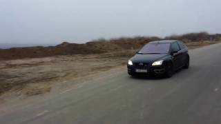 Ford Focus ST225 chatterflutter sound with custom induction and closed recirc valve [upl. by Eralc]