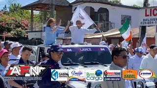 Vicepresidenta recorre municipios de la provincia Duarte en apoyo a candidatos municipales del PRM [upl. by Meesan]