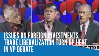 Issues on foreign investments trade liberalization turn up heat in VP debate [upl. by O'Meara422]