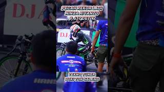 NGERI‼️PECAH REKOR LAGI NINJA FFA TEKNO TUNER TEMBUS 96 DETIK shortvideo dragrace teknotuner [upl. by Tterrab]