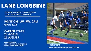 Lane Longbine 2026 Soccer Recruit  2024 Highlights [upl. by Hadihsar]