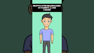 Reletive after brainwashing my parents 👨‍👩‍👦 for 3 hours reletive animation [upl. by Anailli]