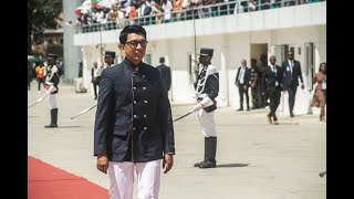 Madagascar  Rajoelina prête serment pour son 2e mandat [upl. by Amena]