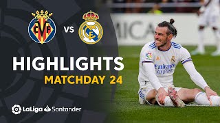 Resumen de Villarreal CF vs Real Madrid 00 [upl. by Idolla]