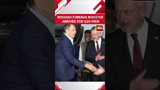 Russian Foreign Minister Sergey Lavrov Arrives In India For G20 Meeting shorts g20india [upl. by Inilam]