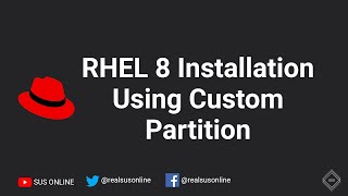 14 RHEL 8 Installation Using Custom Partition  RHCSA RHEL 8 [upl. by Herstein]