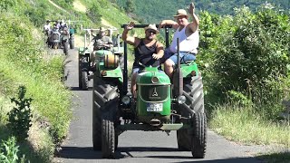 7 Traktortreffen in Mesenich  Mosel mit großer Ausfahrt am 16062022 [upl. by Ivel]