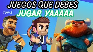 Top 3 Juegos Android que Deberías Probar Ya Mismo [upl. by Wolliw585]