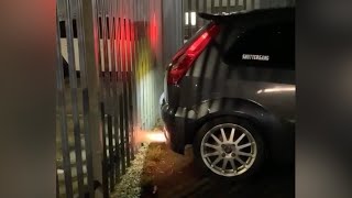 Modified MK6 Fiesta Zetec S w Omex Rev Limiter Flames [upl. by Kamerman]