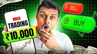 Live Market 10k Trading Psychology  How to Trade Equity in Small Account [upl. by Malarkey585]