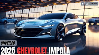 2025 Chevrolet Impala Revealed  redesign of chevys classic luxury sedan [upl. by Hudgens]