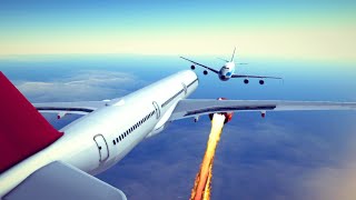 Realistic Midair Collisions and Emergency Landings 6  Besiege [upl. by Aikemaj328]