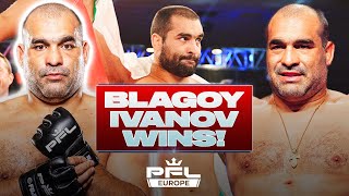 Every Blagoy Ivanov Win In Bellator And PFL 🇧🇬 [upl. by Doralia]