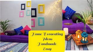 Home Decorating Ideas Handmade Easy Create some awesome wall hanging and decorate the seating area [upl. by Dola578]