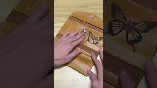 Lets laser a nice card case with LaserTonor Pi 1 lasercraft diycraftslaserengraving [upl. by Pia]