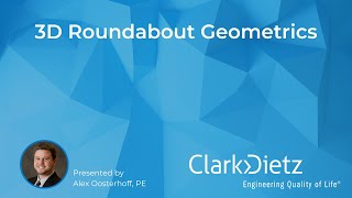 3D Roundabout Geometrics [upl. by Dyche483]