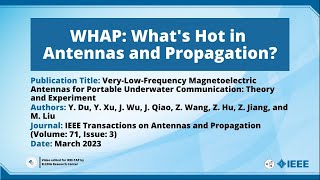 VeryLowFrequency Magnetoelectric Antennas for Portable Underwater Communication [upl. by Renzo133]