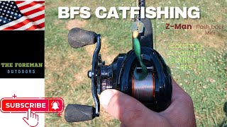 1st video ever BFS Catfishing  Channel Catfish on a Zman MiniChatterbait Flashback [upl. by Yssej891]