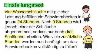 Einstellungstest  Würdest du ihn bestehen [upl. by Egoreg]