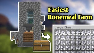 Best Bonemeal Farm Tutorial For Minecraft Bedrock Edition 121 MCPEXboxPS4Nintendo switch [upl. by Acimehs]