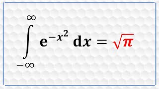 Gaussian Integral Intex2 from inf to inf [upl. by Aihsit833]