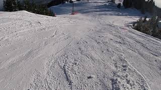 Grouse Mountain Skiing  Peak Intermediate run [upl. by Gervais]