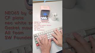 NEO65 keyboard typing sound [upl. by Essile148]