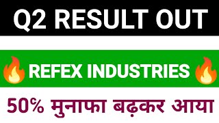 Refex Industries Latest News 🔴 Refex Industries Q2 Results 2024 Refex Q2 Result 2024 [upl. by Dahl]