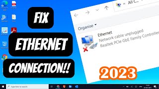 Ethernet Connected But No Internet Access On Windows 1110 2023FIX👍 [upl. by Nero454]